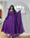 PC 482 Chinon Embrodery Sequence Work Gown With Dupatta Wholesale Online